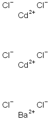 barium di-mu-chlorotetrachlorodicadmate(2-) Structure