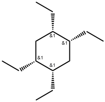 1α,2α,4α,5α-Tetraethylcyclohexane Struktur