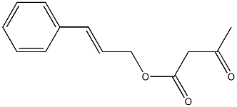 乙酰乙酸肉桂酯 结构式