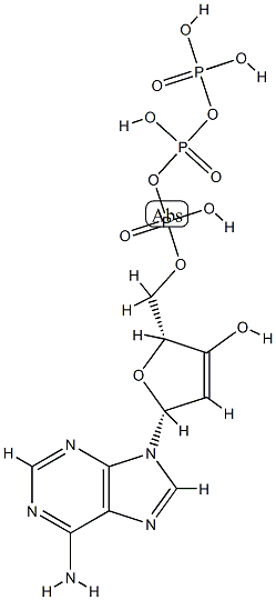 adenosine 2',3'-riboepoxide 5'-triphosphate Structure