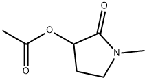 2-Pyrrolidinone,3-(acetyloxy)-1-methyl-(9CI) Structure