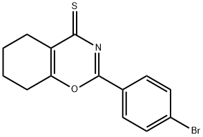 2-(4-bromophenyl)-5,6,7,8-tetrahydro-4H-benzo[e][1,3]oxazine-4-thione|
