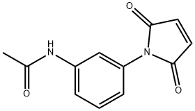 N-[3-(2,5-二氧代-2,5-二氢-1H-吡咯-1-基)苯基]乙酰胺 结构式