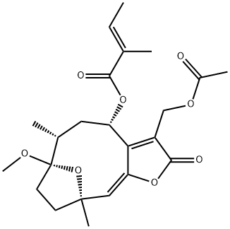 ベルノリドB 化学構造式