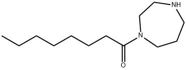 1-(1,4-ジアゼパン-1-イル)オクタン-1-オン 化学構造式