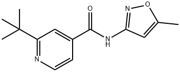 4-Pyridinecarboxamide,2-(1,1-dimethylethyl)-N-(5-methyl-3-isoxazolyl)-(9CI) Structure