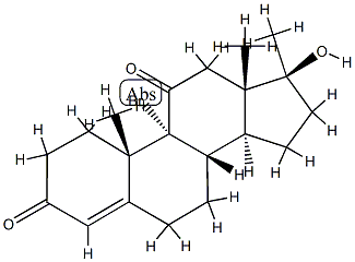 6272-09-9 9-Bromo-17β-hydroxy-17-methylandrost-4-ene-3,11-dione