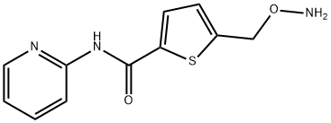 2-Thiophenecarboxamide,5-[(aminooxy)methyl]-N-2-pyridinyl-(9CI) Structure