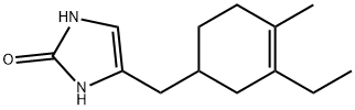 2H-Imidazol-2-one,4-[(3-ethyl-4-methyl-3-cyclohexen-1-yl)methyl]-1,3-dihydro-(9CI) Struktur