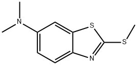 6-Benzothiazolamine,N,N-dimethyl-2-(methylthio)-(9CI),63481-53-8,结构式