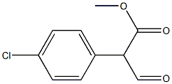 Benzeneacetic acid, 4-chloro-.alpha.-forMyl-, Methyl ester|