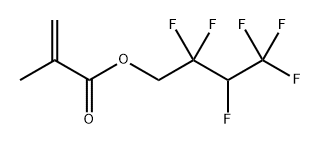 POLY(2 2 3 4 4 4-HEXAFLUOROBUTYL METHAC& 化学構造式