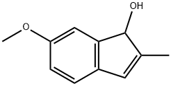 1H-Inden-1-ol,6-methoxy-2-methyl-(9CI) Struktur