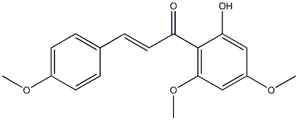 黄卡瓦胡椒素 A, 64680-84-8, 结构式
