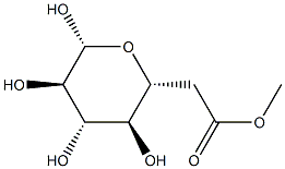 6-O-アセチル-β-D-グルコピラノース 化学構造式