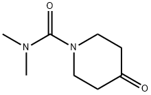 N,N-Dimethyl-4-oxo-1-piperidinecarboxamide Structure