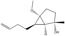 Bicyclo[3.1.0]hexan-2-ol, 6-(3-butenyl)-5-methoxy-2-methyl-, (1R,2S,5S,6R)-rel- (9CI) 结构式