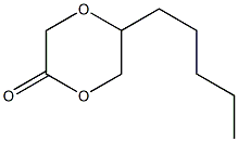 1,4-Dioxan-2-one, 5(or 6)-pentyl- Structure