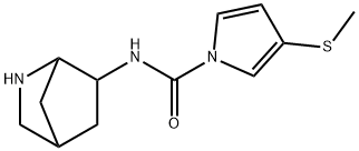 1H-Pyrrole-1-carboxamide,N-2-azabicyclo[2.2.1]hept-6-yl-3-(methylthio)-(9CI) Struktur