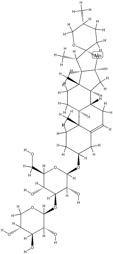 65604-99-1 薯蓣皂苷元-3-O-Β-D-木糖-(1→3) -Β-D-葡萄糖苷