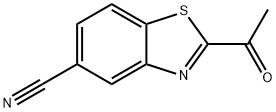 5-Benzothiazolecarbonitrile,2-acetyl-(9CI) Structure