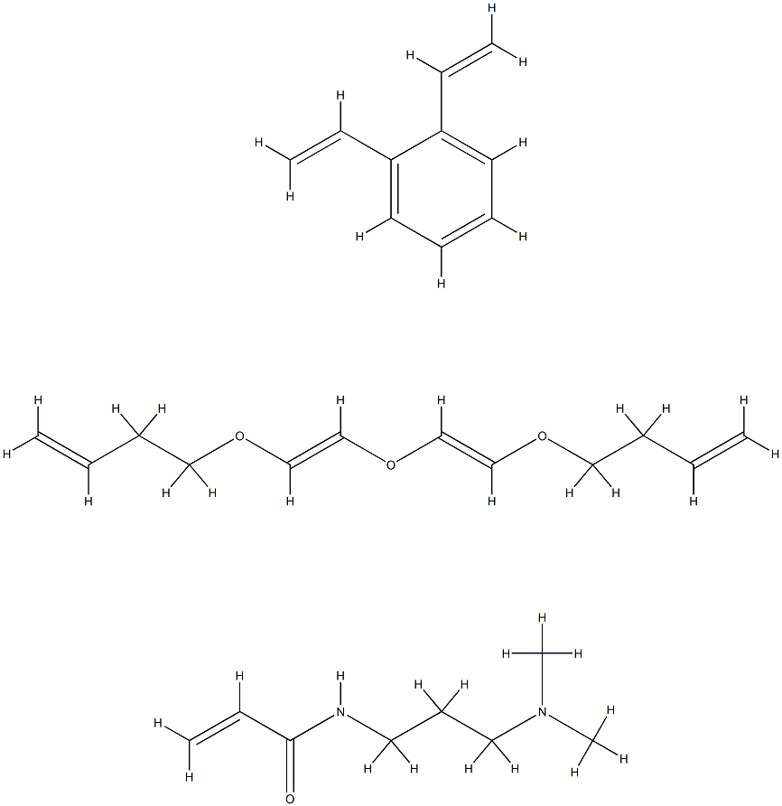安伯莱特离子交换树脂 IRA-67 游离碱型,65899-87-8,结构式