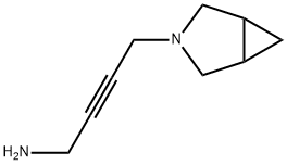 2-Butyn-1-amine,4-(3-azabicyclo[3.1.0]hex-3-yl)-(9CI),659736-77-3,结构式