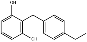 1,3-Benzenediol,2-[(4-ethylphenyl)methyl]-(9CI) Struktur