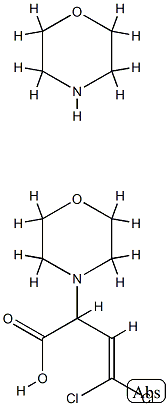 4,4-dichloro-2-morpholin-4-yl-but-3-enoic acid, morpholine,6625-03-2,结构式