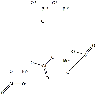 bismuth(+3) cation, dioxido-oxo-silane, oxygen(-2) anion,66256-73-3,结构式