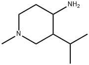 4-Piperidinamine,1-methyl-3-(1-methylethyl)-(9CI) Structure