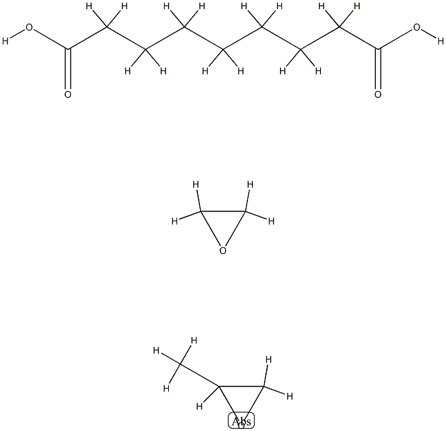 Oxirane, methyl-, polymer with oxirane, nonanedioate,66593-98-4,结构式