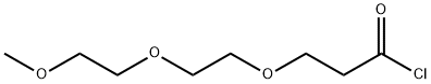m-PEG3-acid chloride Struktur