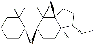 5β-Pregn-11-ene Struktur