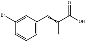 2-Propenoic acid, 3-(3-broMophenyl)-2-Methyl- Struktur