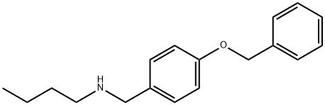 {[4-(benzyloxy)phenyl]methyl}(butyl)amine,66741-82-0,结构式