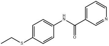 3-Pyridinecarboxamide,N-[4-(ethylthio)phenyl]-(9CI)|