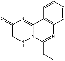 2H-[1,2,4]Triazino[2,3-c]quinazolin-2-one,6-ethyl-3,4-dihydro-(9CI) 化学構造式