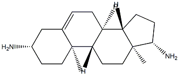 Androst-5-ene-3β,17β-diamine 结构式