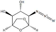 1,6-Anhydro-2-azido-2-deoxy-β-D-glucopyranose Struktur