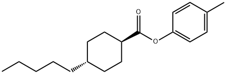 4β-Pentyl-1α-cyclohexanecarboxylic acid p-tolyl ester,67589-69-9,结构式