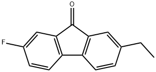 9H-Fluoren-9-one,2-ethyl-7-fluoro-(9CI) 结构式