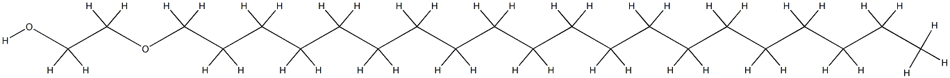 Polyoxyethylene monoeicosyl ether Struktur