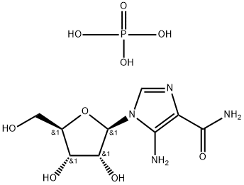 5-氨基-1-核糖基咪唑-4-甲酰胺磷酸盐,681006-28-0,结构式