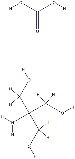 carbonic acid, compound with 2-amino-2-(hydroxymethyl)propane-1,3-diol (1:1) 结构式