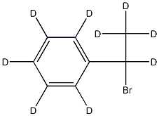 [1-bromo(2H4)ethyl](2H5)benzene 结构式