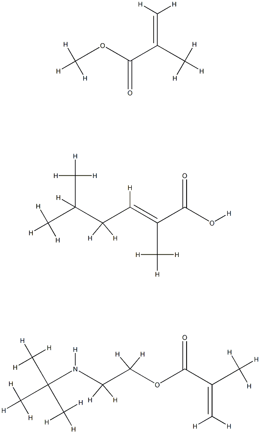 2-Propenoic acid, 2-methyl-, 2-[(1,1-dimethylethyl)amino]ethyl ester, polymer with methyl 2-methyl-2-propenoate and 2-methylpropyl 2-methyl-2-propenoate|