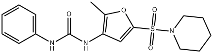 685506-42-7 N-[2-Methyl-5-(1-piperidinylsulfonyl)-3-furanyl]-N'-phenylurea
