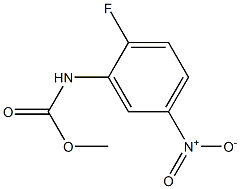 methyl 2-fluoro-5-nitrophenylcarbamate Structure