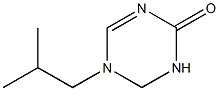 1,3,5-Triazin-2(1H)-one,5,6-dihydro-5-(2-methylpropyl)-(9CI) Structure